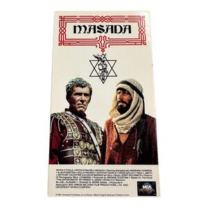 Masada VHS HI FI MCA Universal City Studios 1981 Drama Epic Film